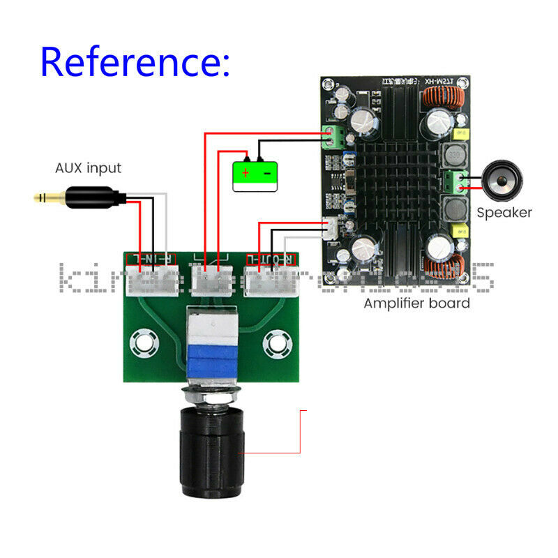 1PC Amplifier Preamp Volume Adjustment Potentiometer Volume Control Power Switch