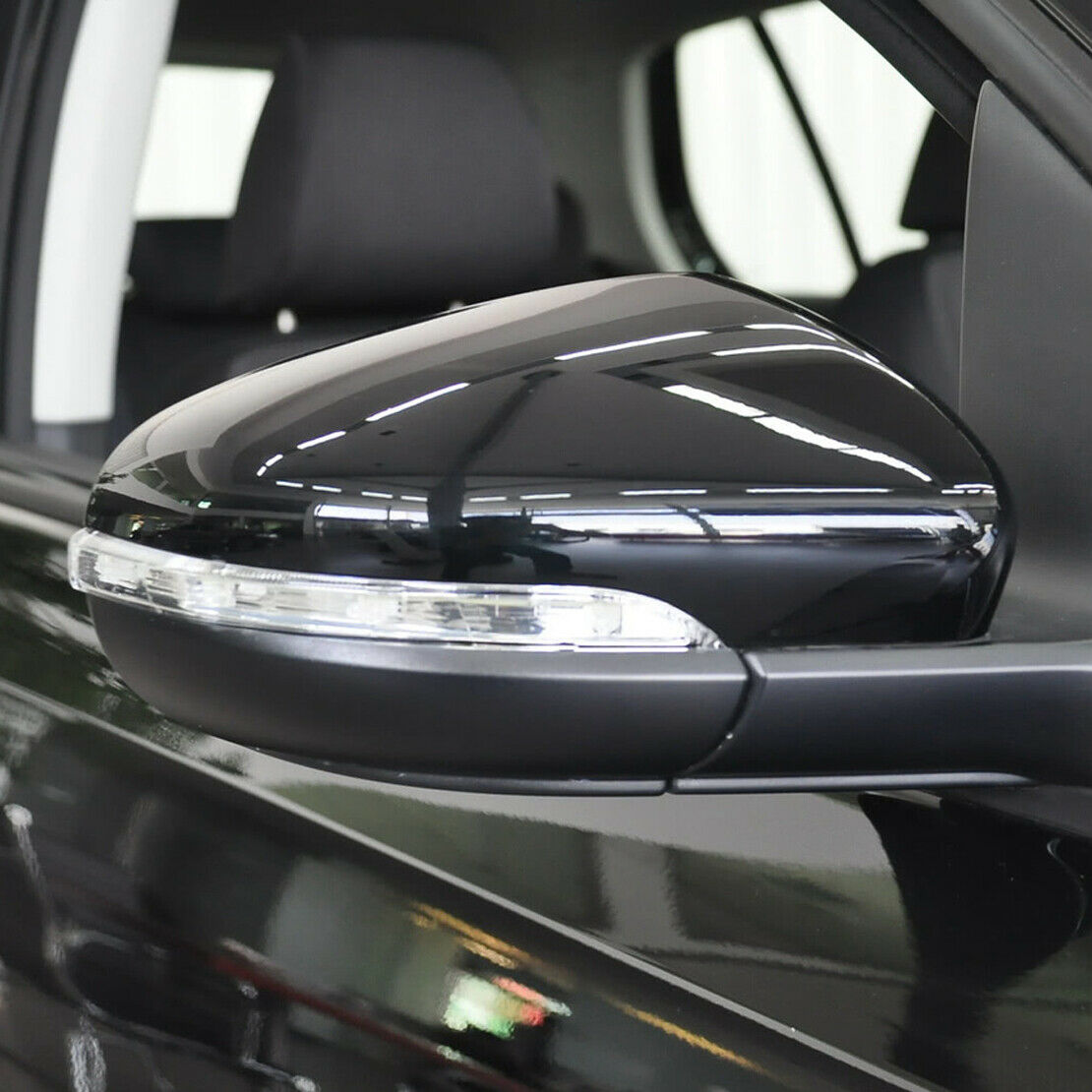Right Side Rearview Wing Mirror Cover Fit For VW Golf MK6 2009-13