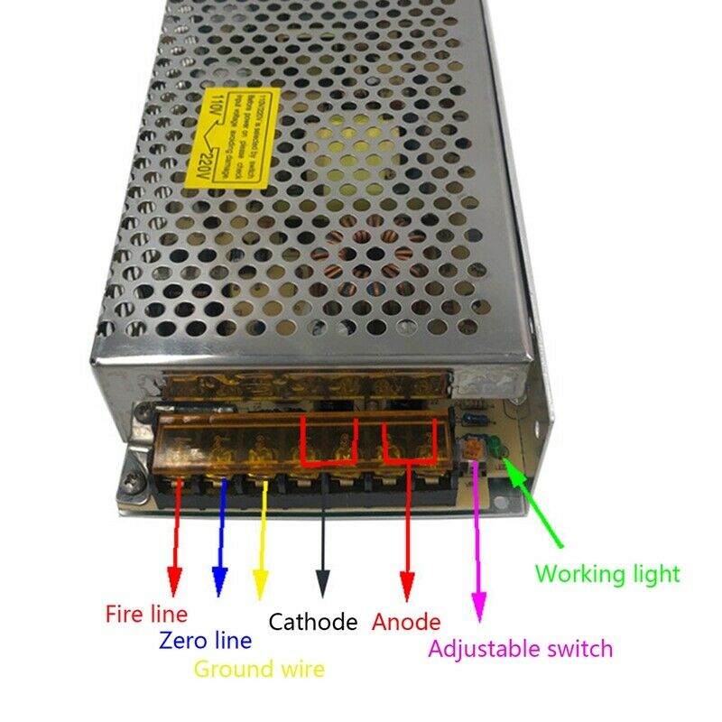 12V 10A LED Switch Transformer Power Supply 220V to 12V 120W LED Strip Switch W8