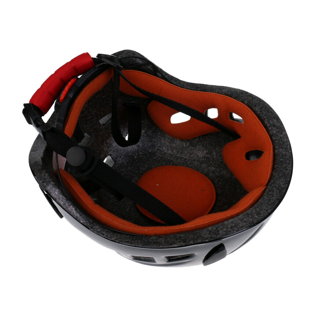 Professional Rock Climbing Caving Rappelling   Safety Helmet   Black