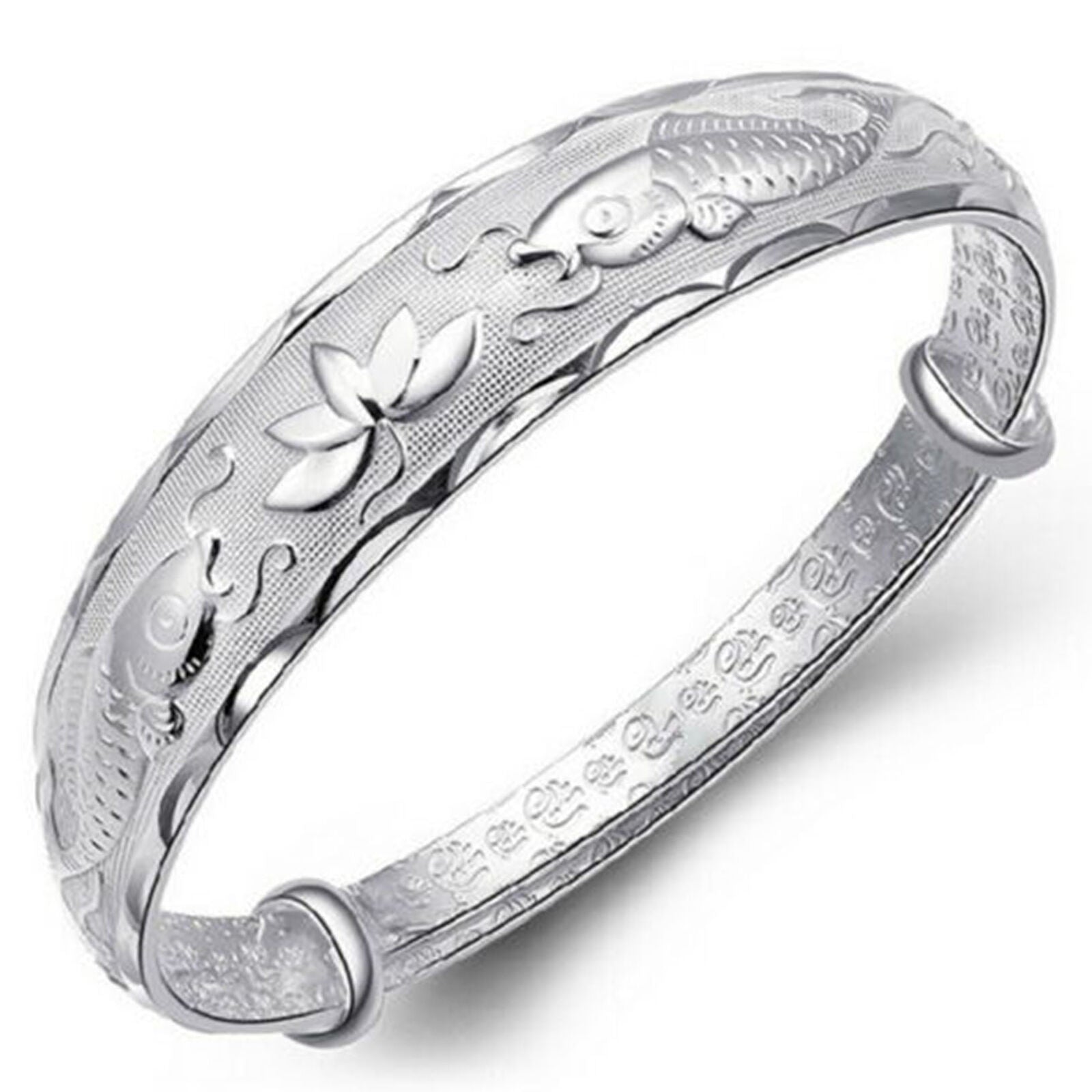 Bangle Koi Fish Lucky Bracelet for Lady Women Jewelry Gifts