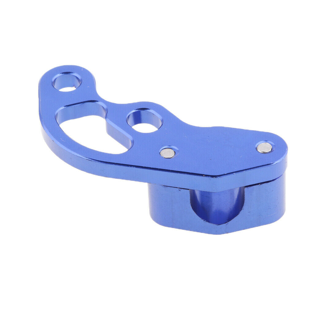 Motorcycle Motorbike Oil Pipe Cable Line Tube Hose Clamp Clip Blue+Black