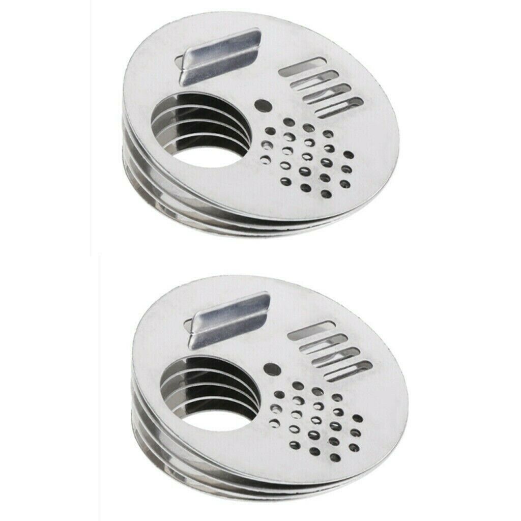 10 Pcs Stainless Steel Hive Entrance Beekeeping Metal Round Honeycomb Nest Gate
