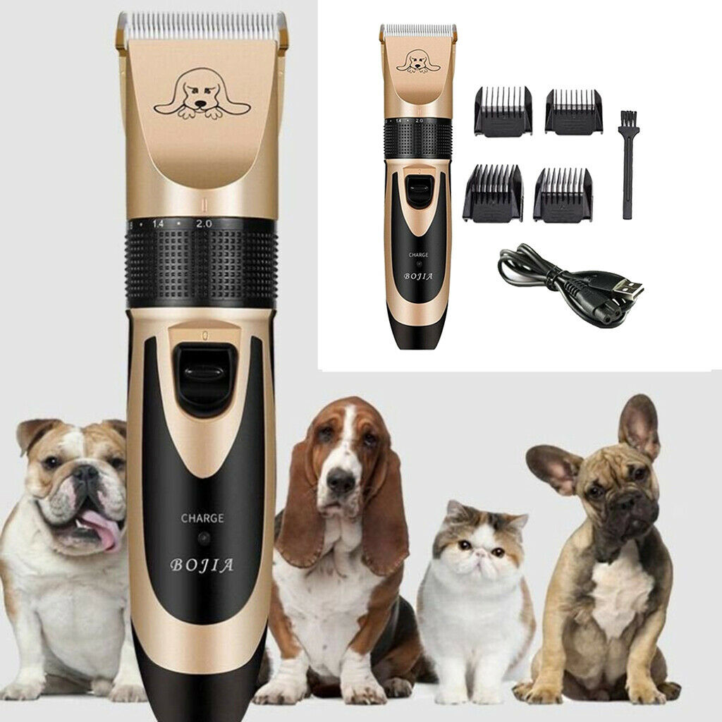Dog Cats Hair Trimmer Shaver Cordless Clippers 1200mAh Professional 5-gear
