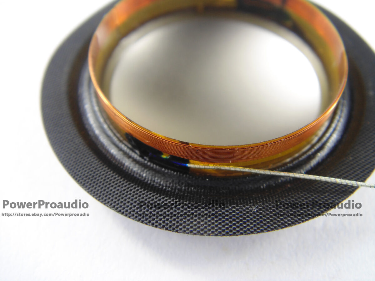 6pcs Aftermarket 25.4 mm TITAN tweeter diaphragm voice coil 1 inch Titanium+Silk