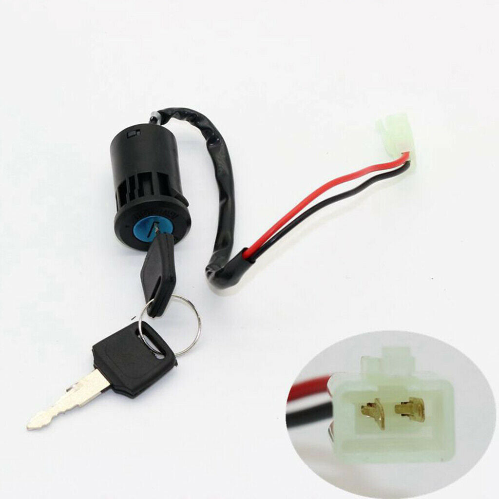 2 Wires Ignition Key Switch for Motorcycle ATV Pocket Bike Folding Bicycle