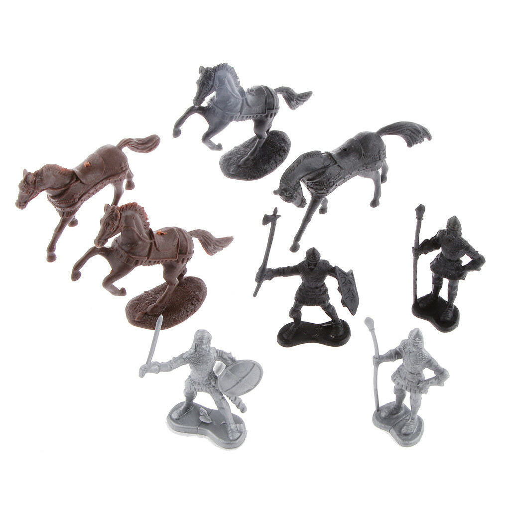Ancient   Figures Playset with 12 Soldiers 8 Cavalries and 8 Horses