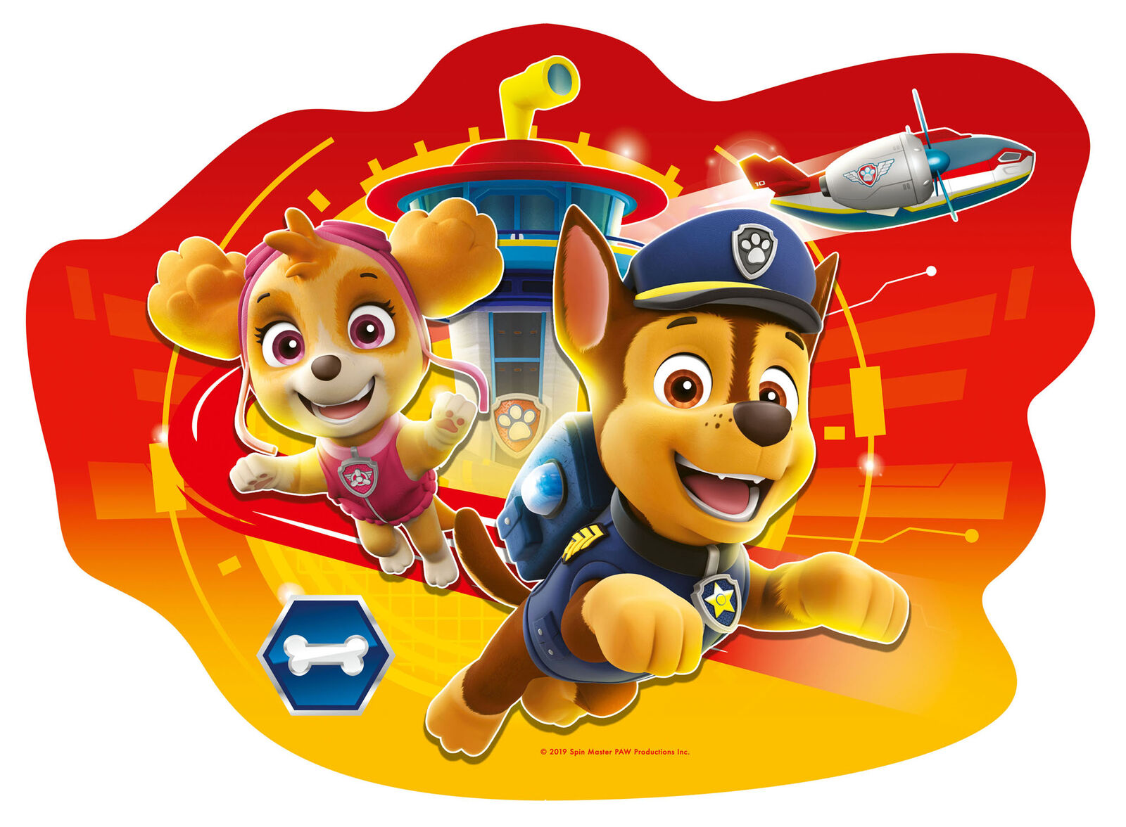 03028 Ravensburger Paw Patrol Four Large Shaped Jigsaw Puzzles 10,12,14,16pcs