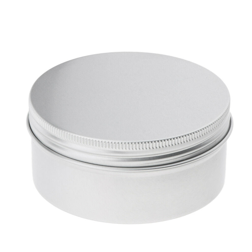6pcs 200ml 250ml Empty Aluminium Nail Art Accessories Pot Jar Tin Container