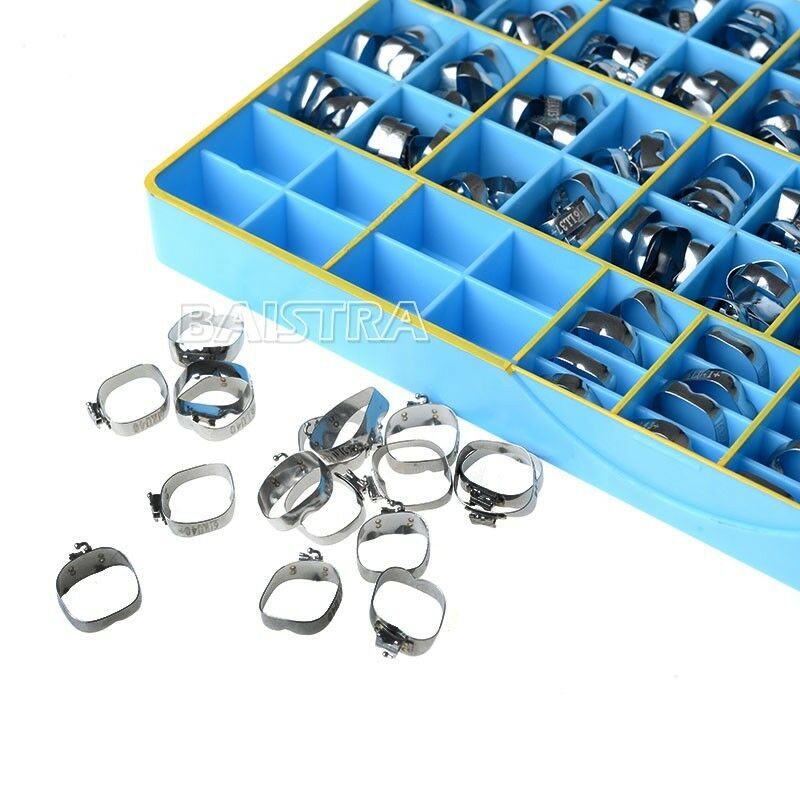 340PCS Dental Orthodontic Buccal Tubes Bands 1st Molar Sgl Roth .022 Welded Conv