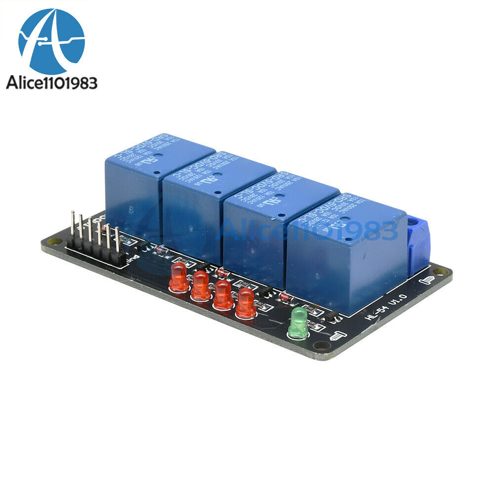 2PCS 5V Four 4 Channel Relay Shield Module For PIC AVR DSP ARM MSP430  Arduino