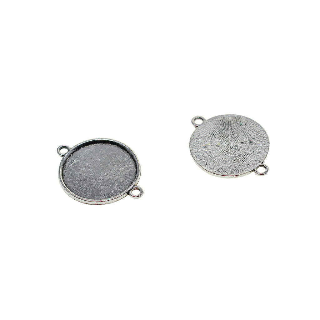Blank Bezel 16mm 12mm Cabochon Base Trays Pendant DIY Jewelry Findings Tool