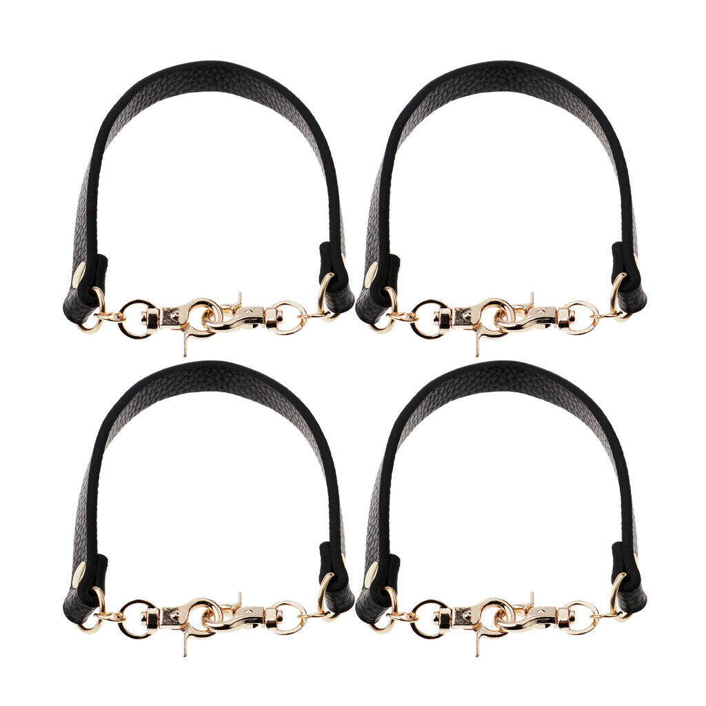4 Piece PU Leather with Replacement Bag Strap, Bag Strap, 12