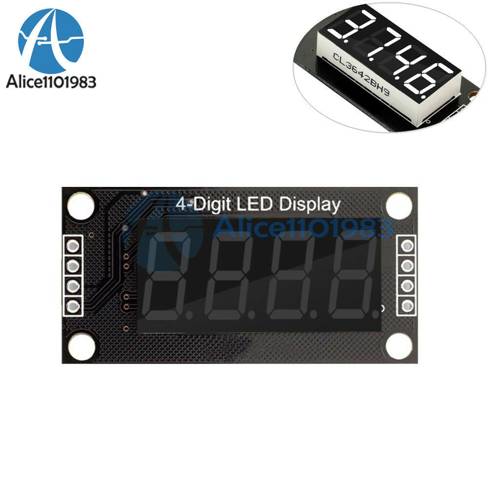 0.36" Inch TM1637 4-digit Tube LED White Digital Display Module For Arduino