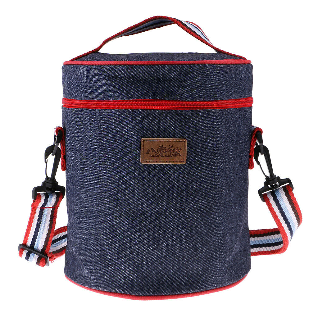 Portable Cooler Bag - Cooler Bag for Child Work Picnic - Dark Blue, #8 20x25cm