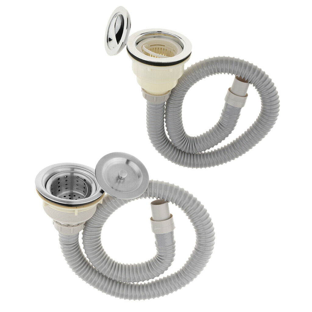 Backwash Strainer with Flexible Plastic Pipe Assembly for Salon Kitchen