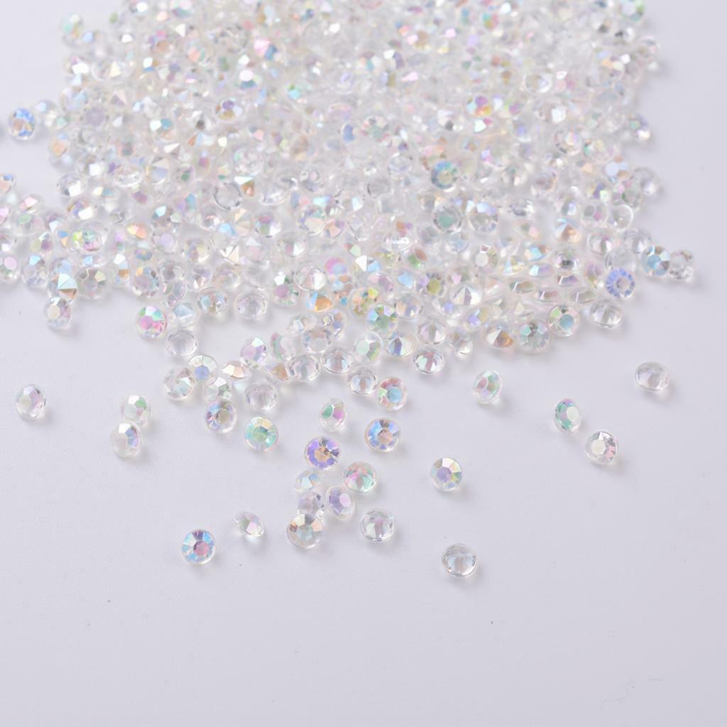20000x Crystals Gems 3mm Vase Fillers Wedding Scatter Decor DIY Nail Crafts