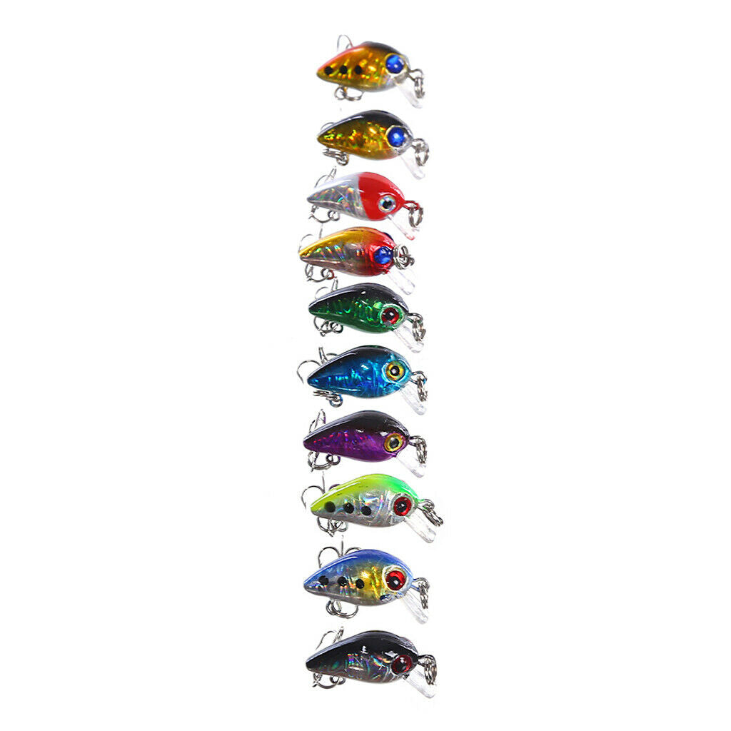 10 Pieces Fly Fishing Bait Spoon Bait Set
