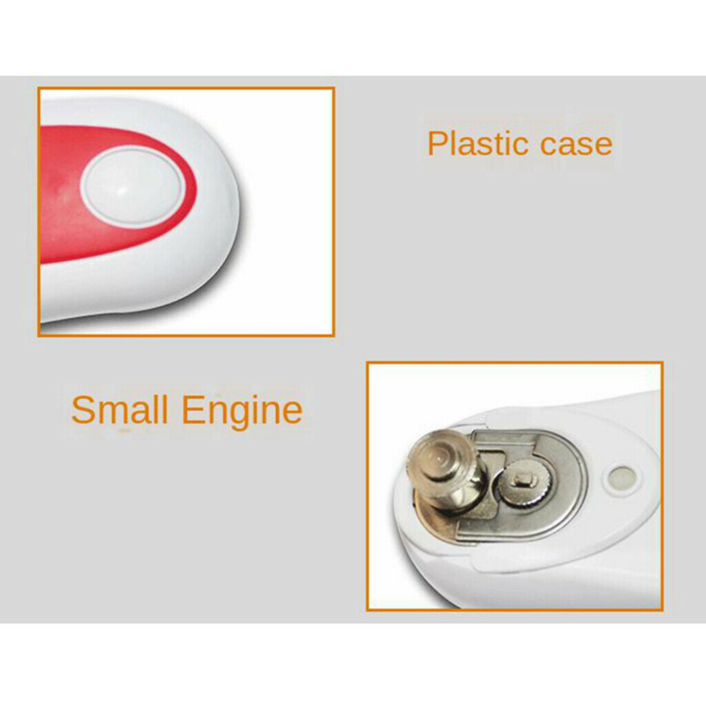 Automatic Safety One Touch Electric Can Opener Portable for Home Kitchen BBQ