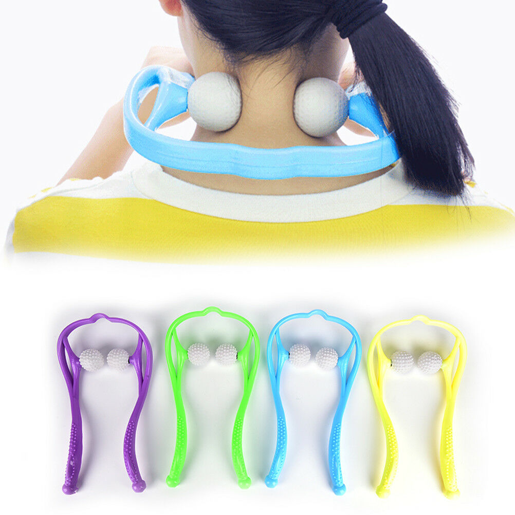 New Comfortable Neck Massager Roller Shoulder Back Pain Ball Self-massage BDAU