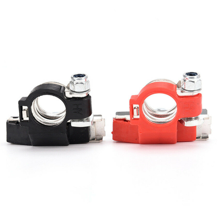 1 Pair 12V/ 24V Battery Terminal Cable Clamp Corrosion Resistant Conductive