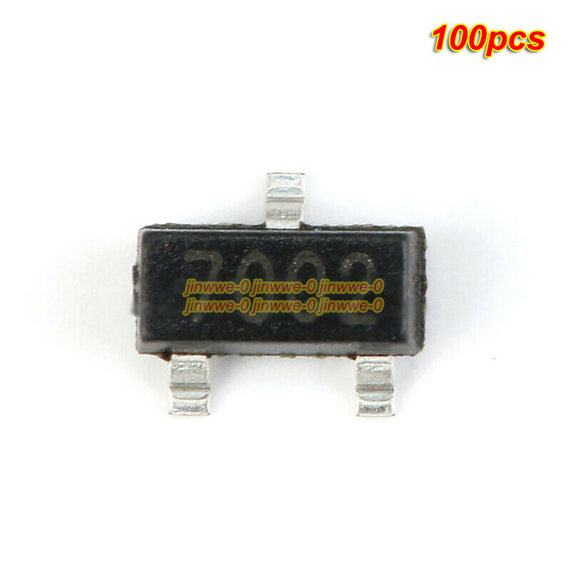 100pcs SMD 2N7002 SOT-23 MOSFET Field effect Transistor semiconductor