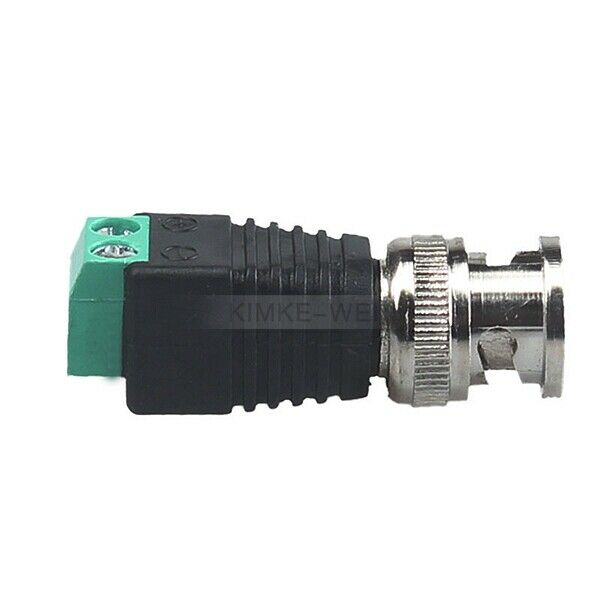 10x BNC Male Plug Terminal Connector Adapter No Solder for CCTV Camera Video New