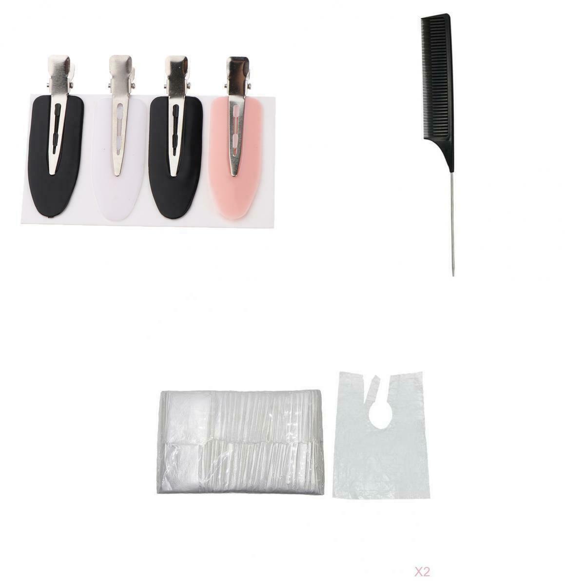 200pcs Disposable Hair Cutting Cape Transparent Hairdresser Apron for Barber