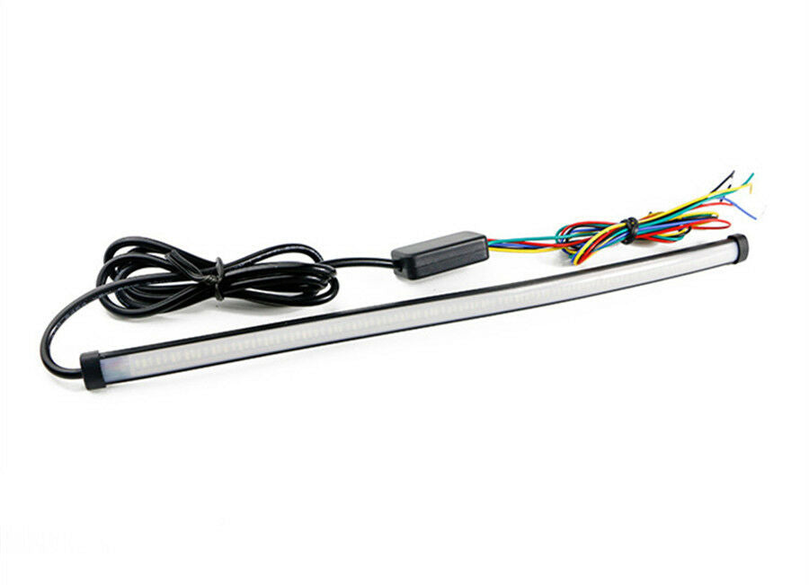 29cm Sequential Switchback Flowing LED Motorcycle Tail Brake Turn Signal Lights