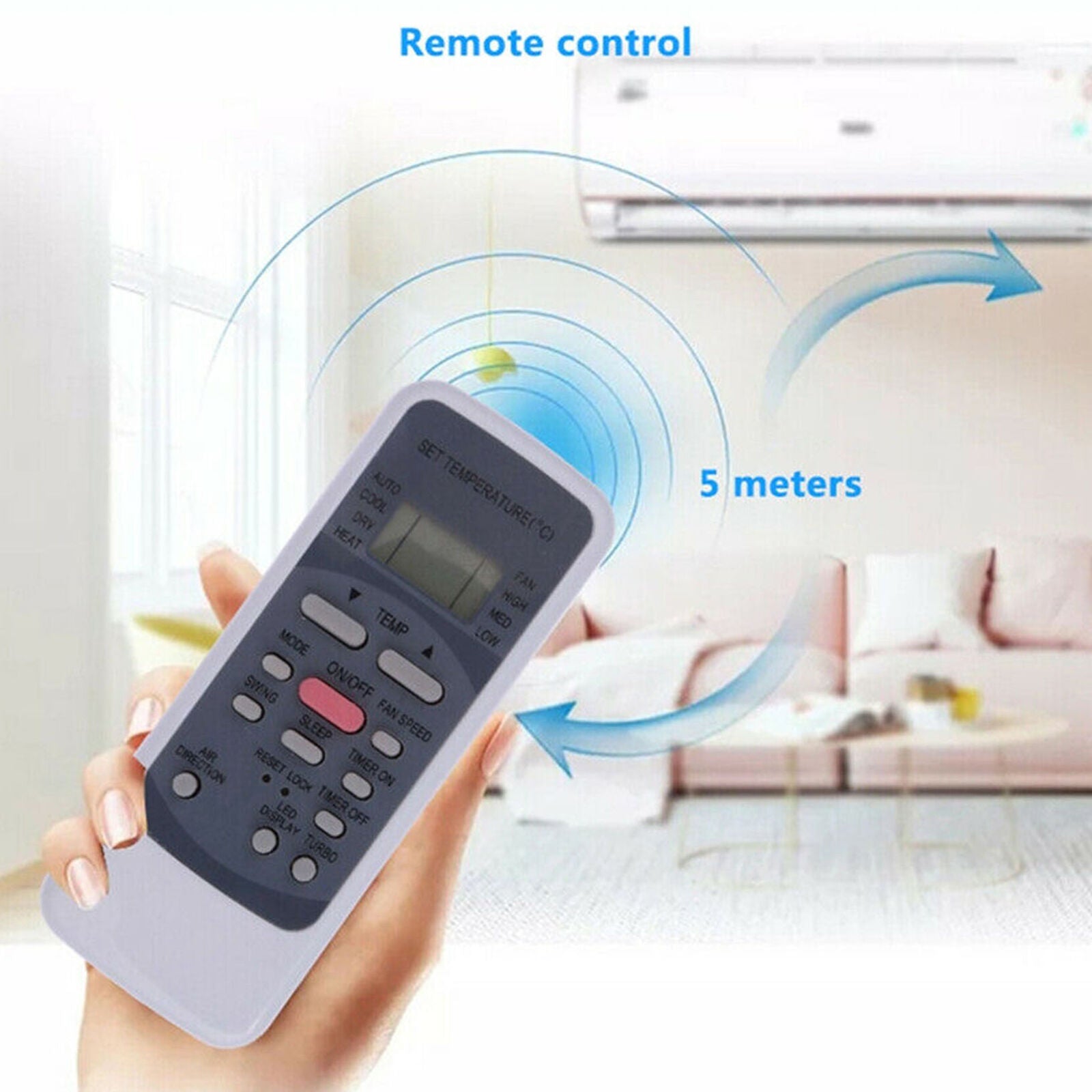 For Midea Split & Portable Air Conditioner Remote Control R51M/E for R51/E