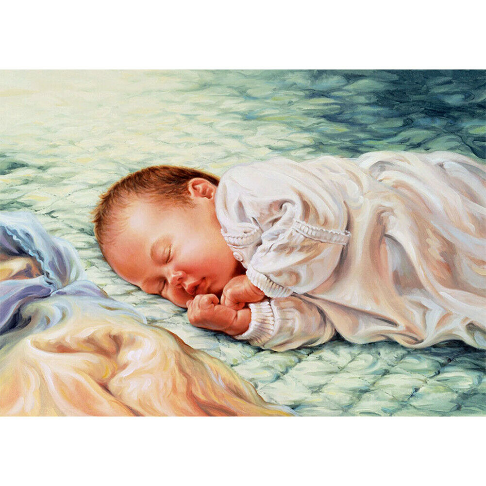Kids 5D Diamond Painting Kit DIY Full Round Drill Embroidery for Home Decor @