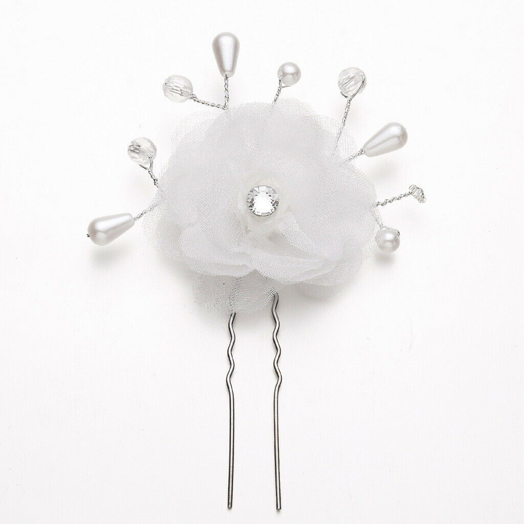 2Pcs Flower d Women Hair Pins Clips