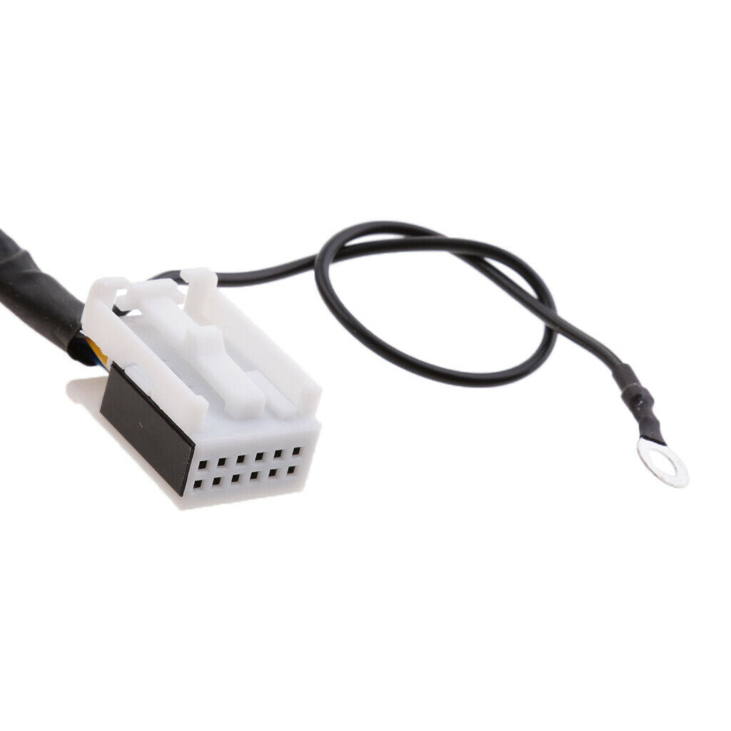 Car USB 3.5mm MP3 Player Interface 2X6Pin Adapter AUX In Input