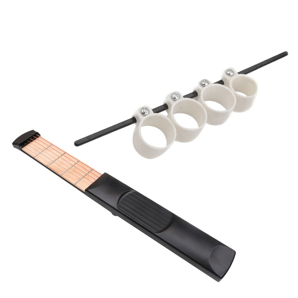 1Set Acrylic Pocket Guitar Fingering Practice Tool Span Trainer for Beginner