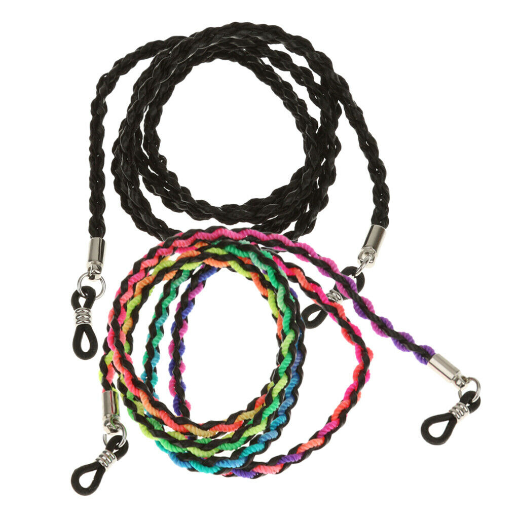 2PCS Eyeglass Spectacles Neck Cord Strap Chain Cord Lanyard Retainer Holder