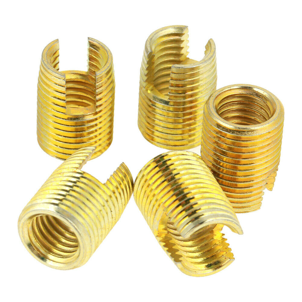 Carbon Steel Self Tapping Thread Insert Sleeve Screw Slotted Thread Inserts