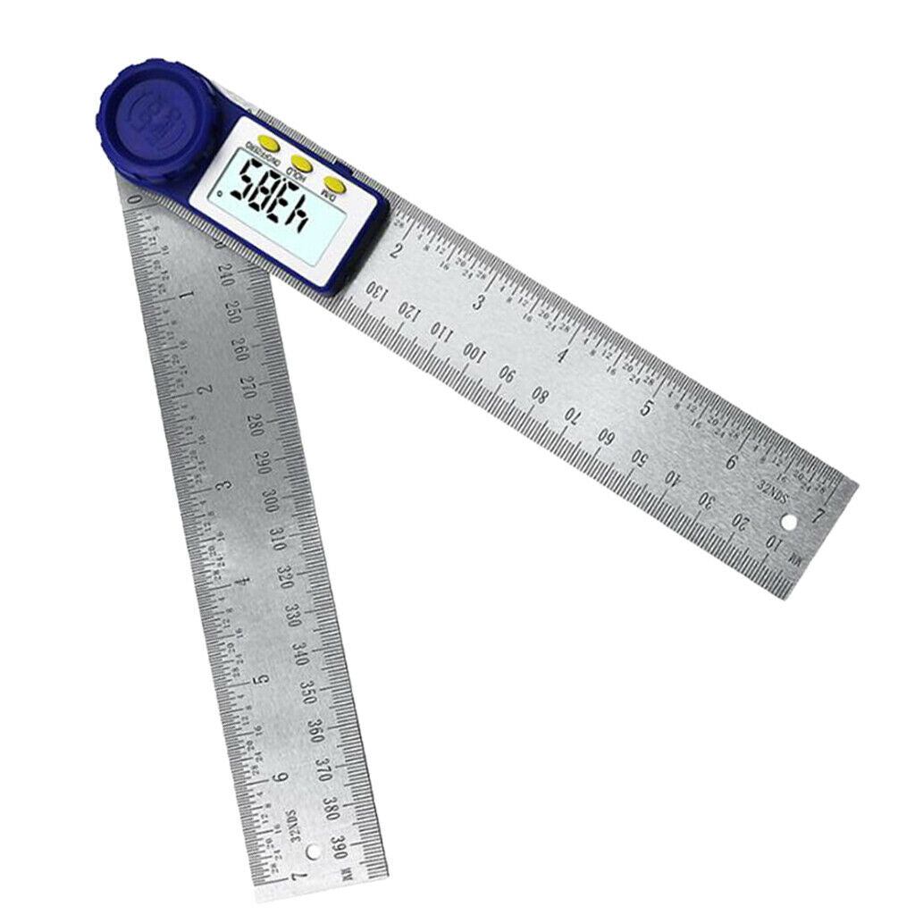 360° Digital Angle Finder Electronic Digital Protractor 217mm Stainless Steel