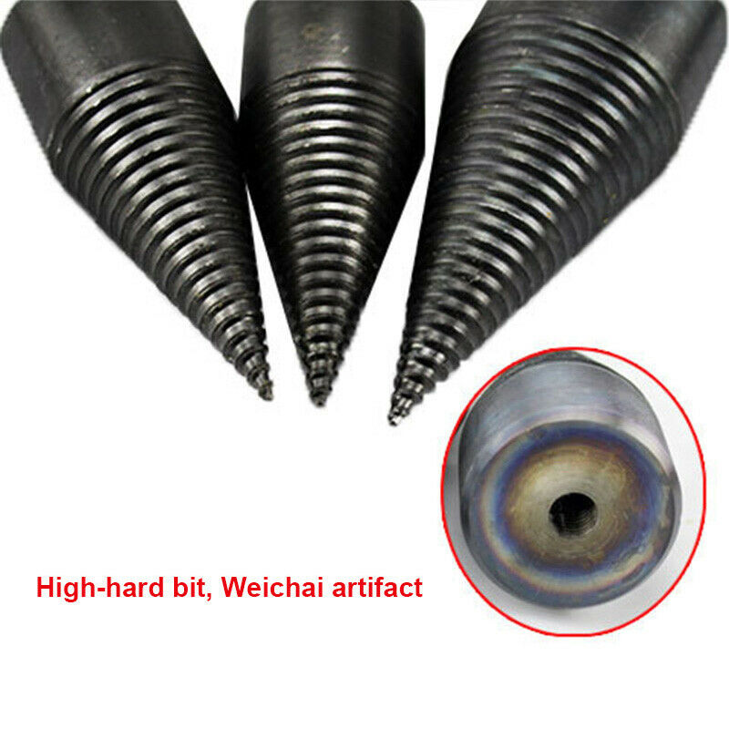 42MM Plus Hex Shank Drill Bit Firewood Chop Wood Screw Splitting Reamer Punch