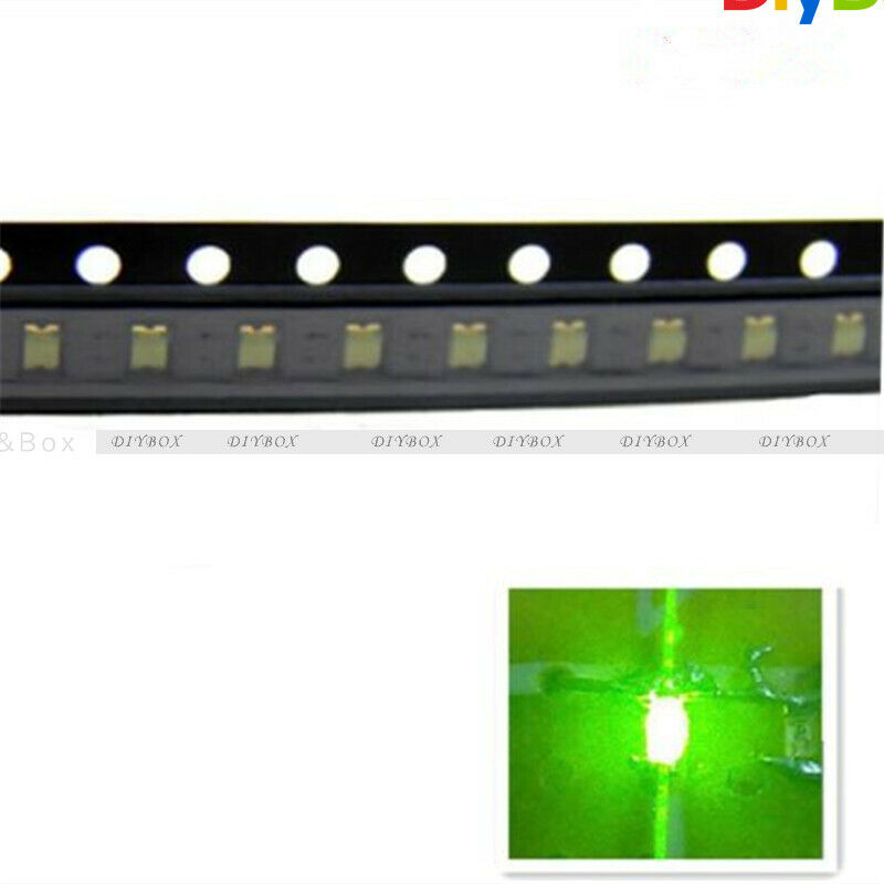 100PCS Set 0603 Green Light SMD SMT LED Lamp Diodes Emitting Super Bright
