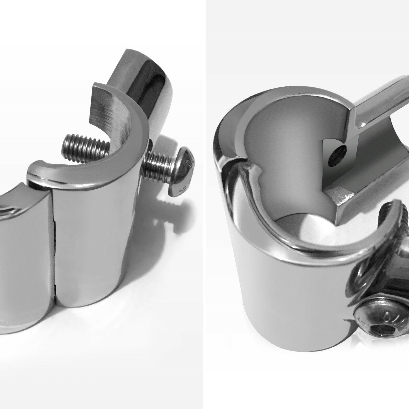 Boat Hand Rail Fitting Marine 316 Stainless Steel High Impact 3-Way Tee Rail