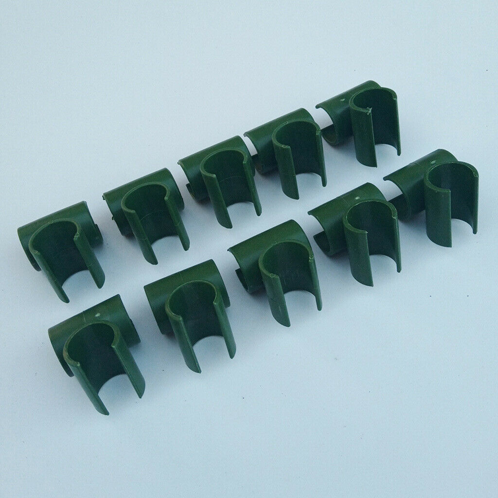 20X PLANT TRELLIS CONNECTOR CLIP ADJUSTABLE PLANT CROSS CONNECTOR STAKE CLIPS UK