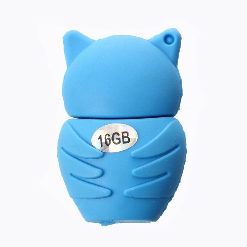 16GB USB 2.0 Memory Stick Flash Pen Drive Storage Cute Owl Blue H3H5H5