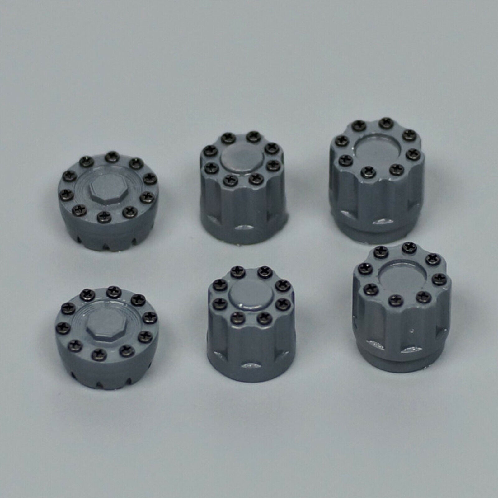 For 1/14 Tamiya RC Tractor Universal Wheels Rim Decoration Nut Covers Kit Parts