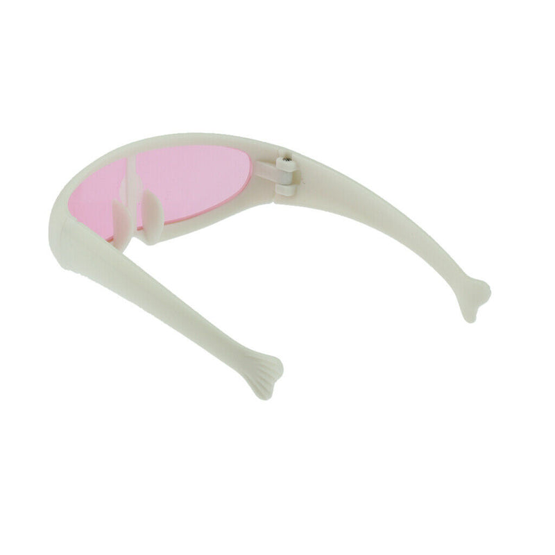 1 Pc Dog UV Protection Windproof Goggles Sunglasses Pink Reflections