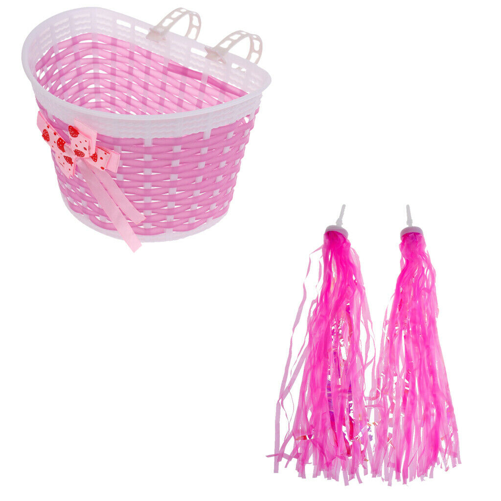 Kids Girls Biking Shopping Holder* Handlebar Grip Tassels* Streamers* Decor