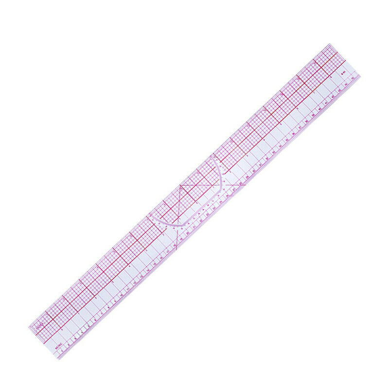 Plastic Sewing Tailor Shared Double Side Metric Straight Ruler Cutting Ru.l8