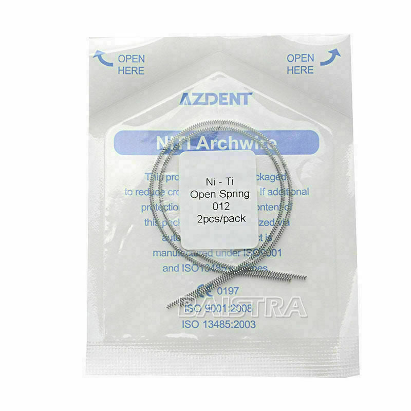 20Bags Dental Open Coil Spring NITI Alloy Constant Force 0.012*180mm AZDENT