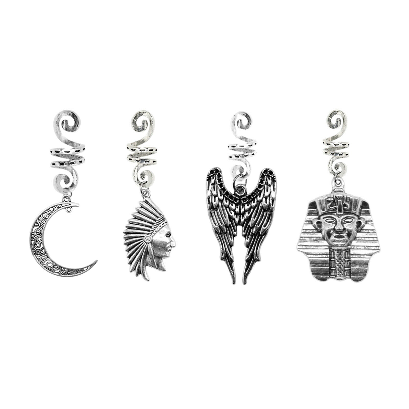 Dreadlocks Hair Braid Rings Beads DIY Hair Accessories Jewelry Pendants Bead
