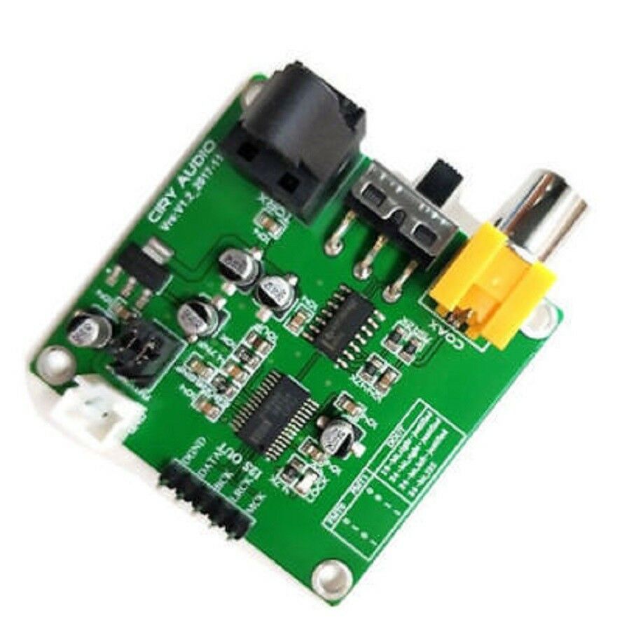 DIR9001 Fiber Coaxial Receiver Module SPDIF to I2S 24bit 96Khz Dedicated DAC L49