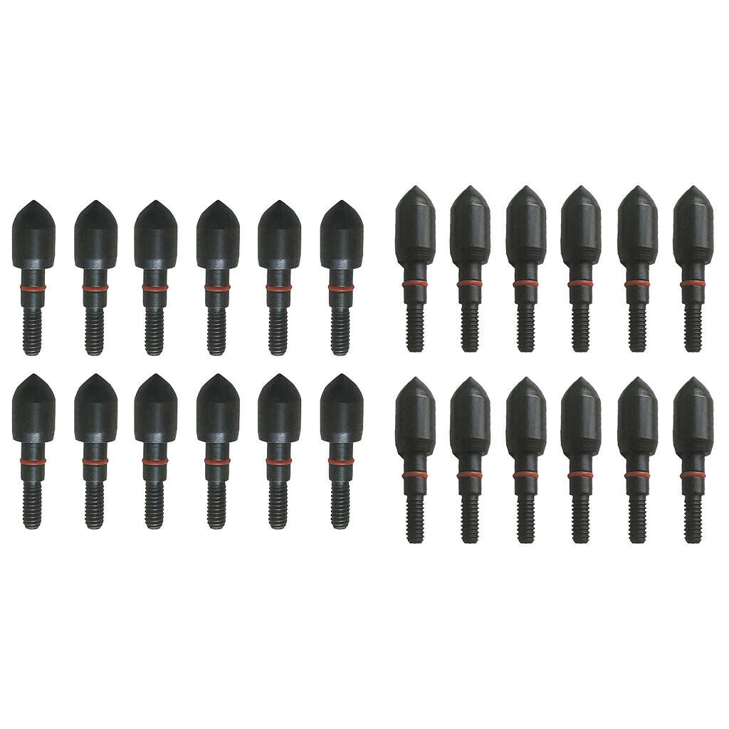 12pcs Replacement Archery Arrow Head for Outdoor Target Shooting 125 Grain